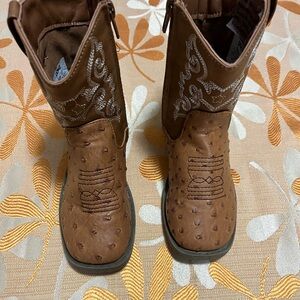 PAWZ Kids Tan Western Boots